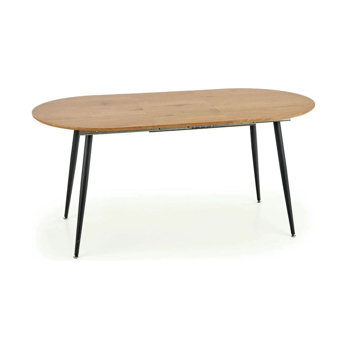 Masa extensibila COLORADO, stejar auriu/negru, 120/160x80x74 cm