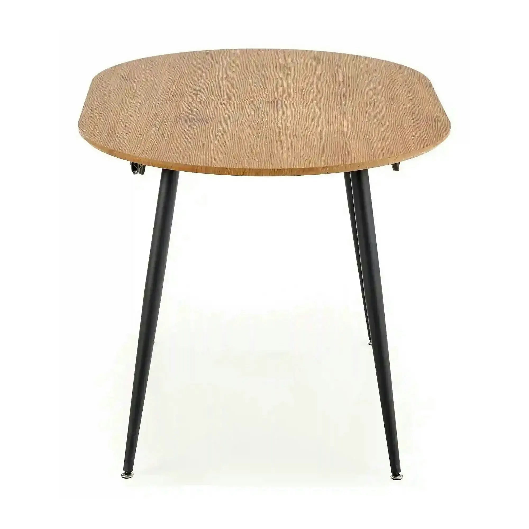 Masa extensibila COLORADO, stejar auriu/negru, 120/160x80x74 cm
