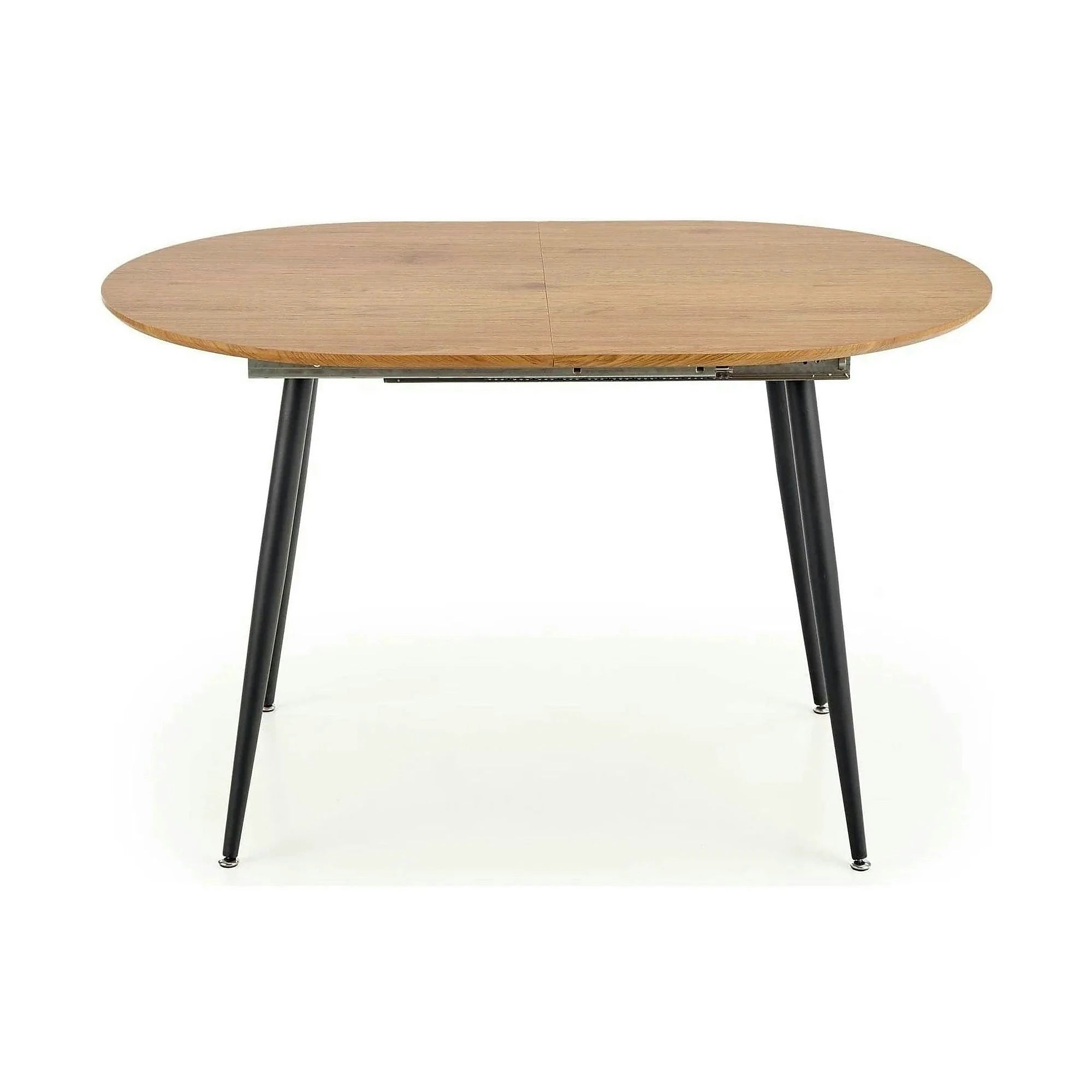 Masa extensibila COLORADO, stejar auriu/negru, 120/160x80x74 cm