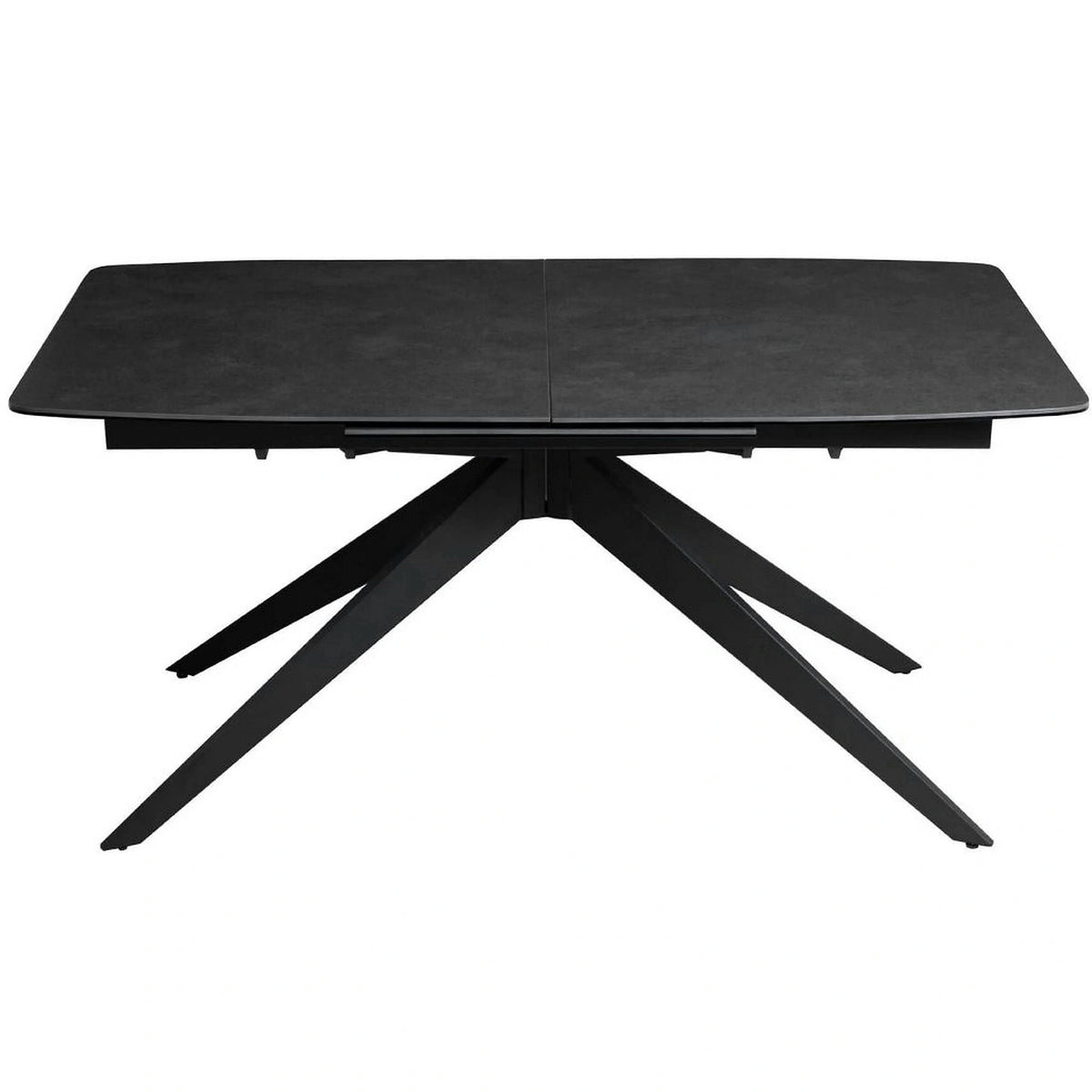 Masa extensibila COSMO, negru, sticla/ceramica/metal, 180/240x90x76 cm