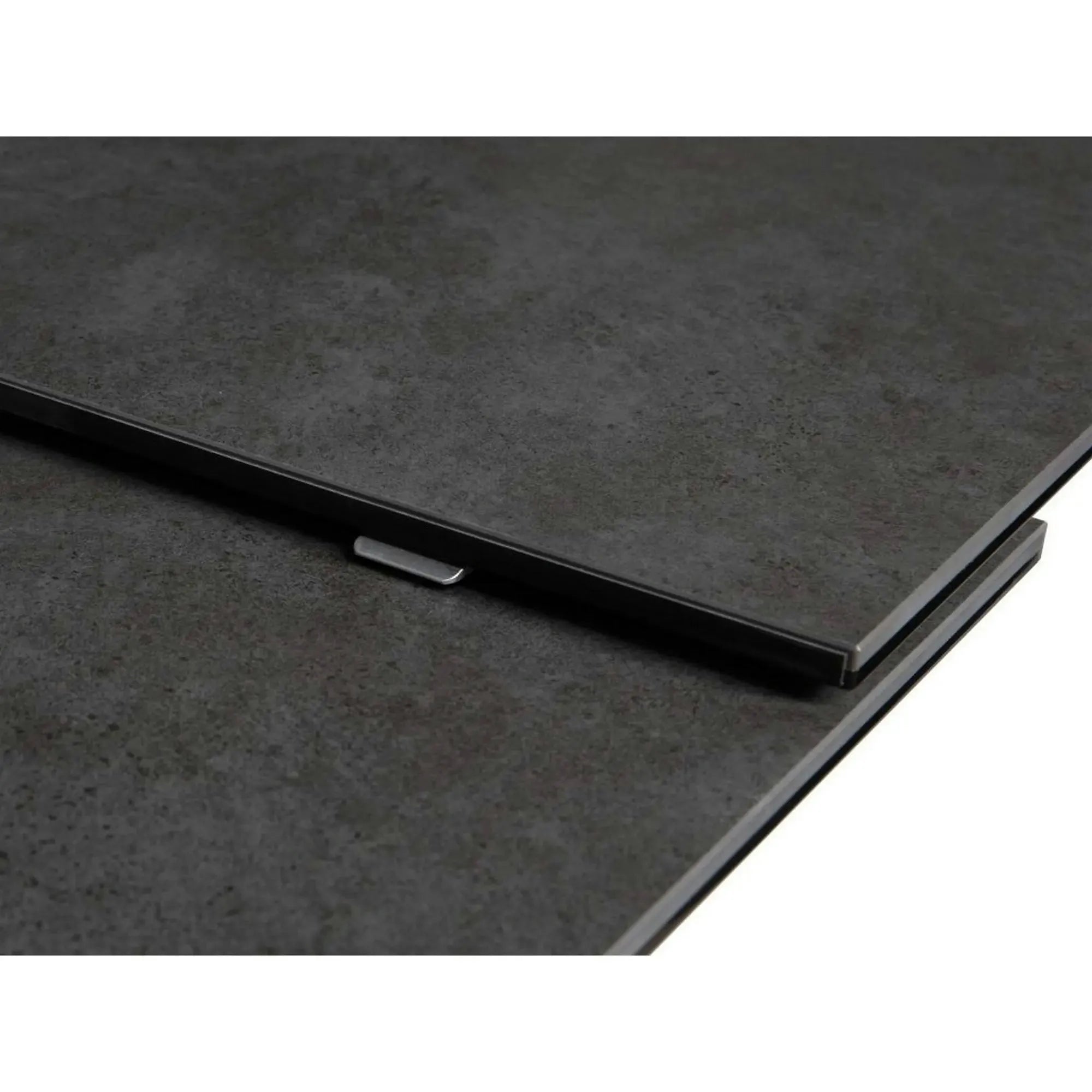 Masa extensibila COSMO, negru, sticla/ceramica/metal, 180/240x90x76 cm