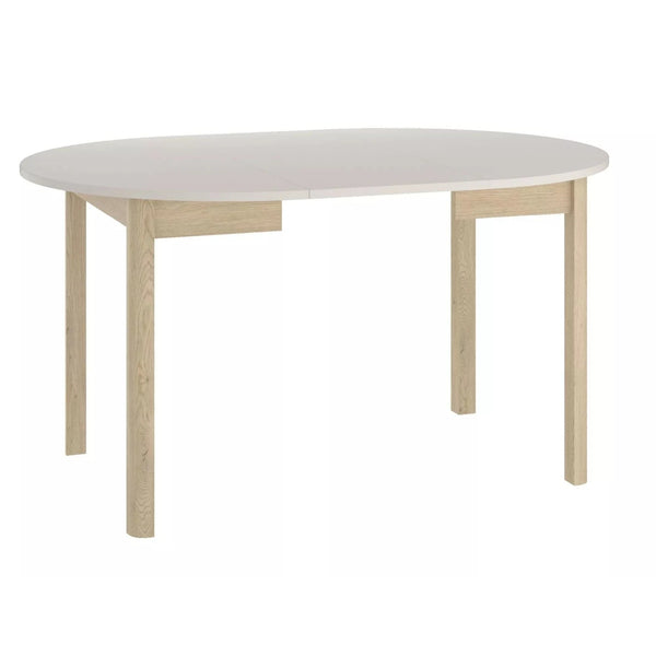 Masa extensibila DANTE, casmir/stejar, PAL laminat, 102/144x102x75 cm