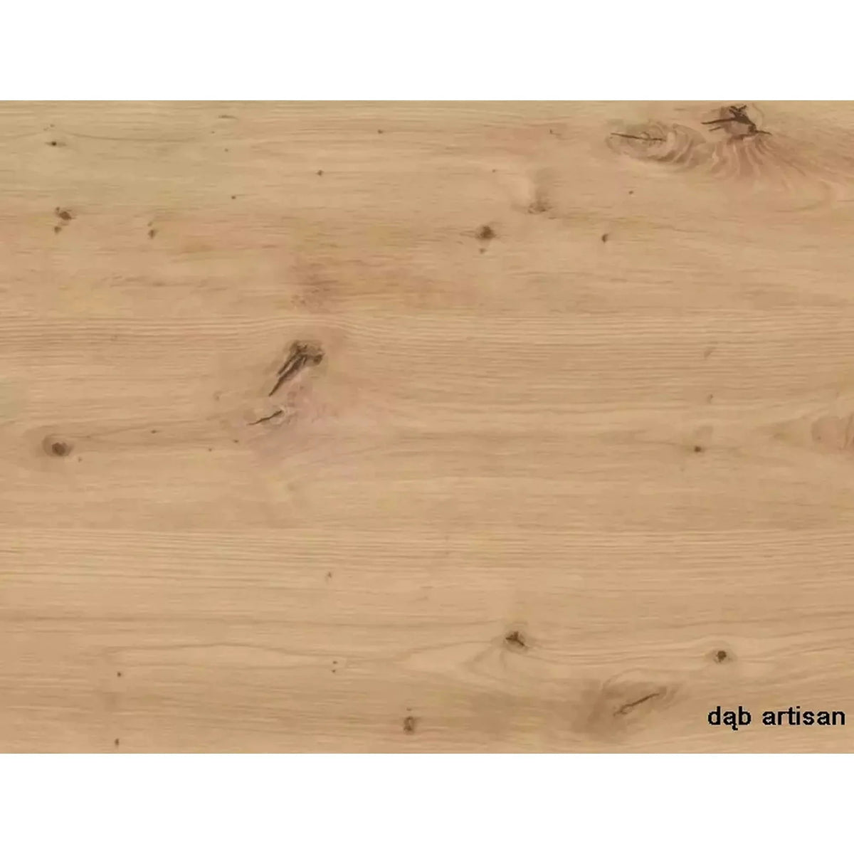 Masa extensibila DANTE, stejar artisan/negru mat, PAL laminat, 102/142x102x75 cm