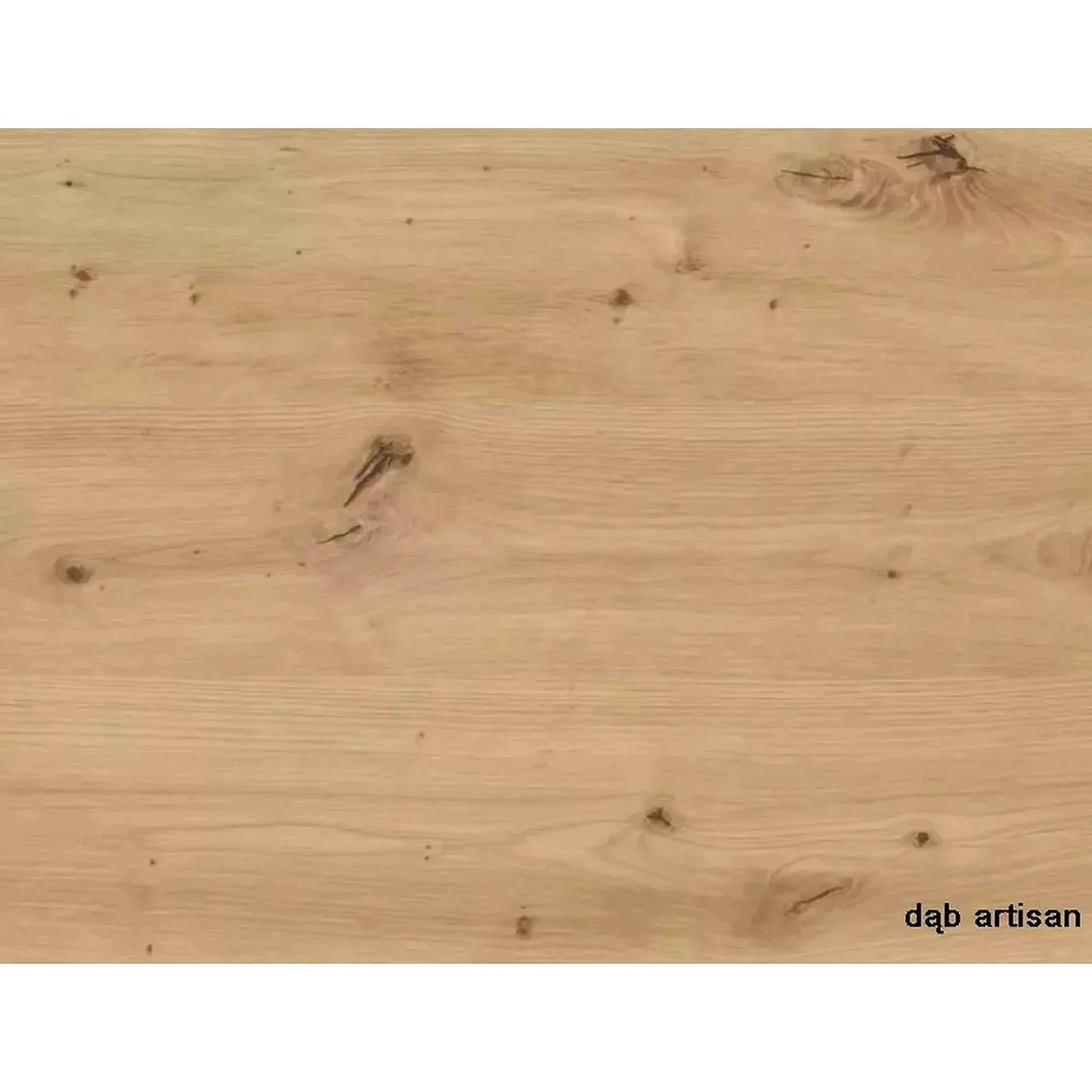 Masa extensibila DANTE, stejar artisan/negru mat, PAL laminat, 102/142x102x75 cm