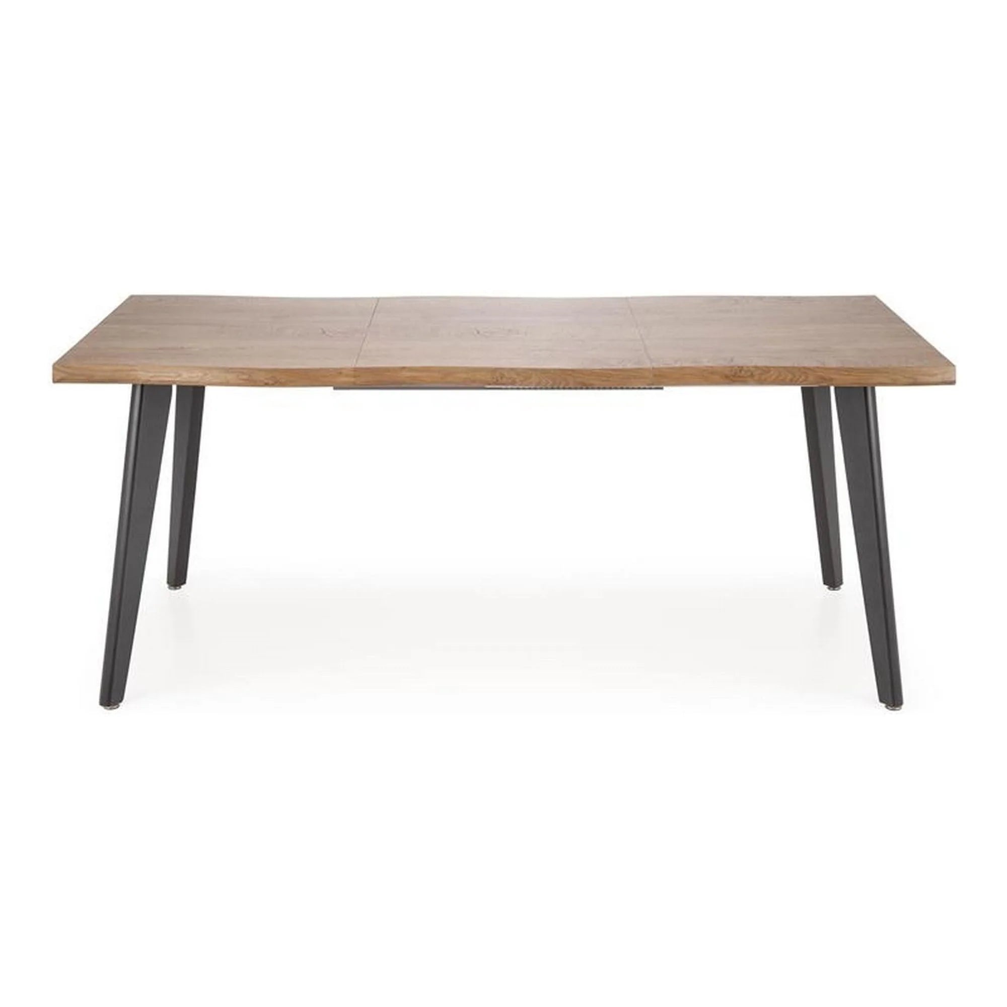 Masa extensibila DICKSON, stejar miere/negru, 150/210x90x75 cm