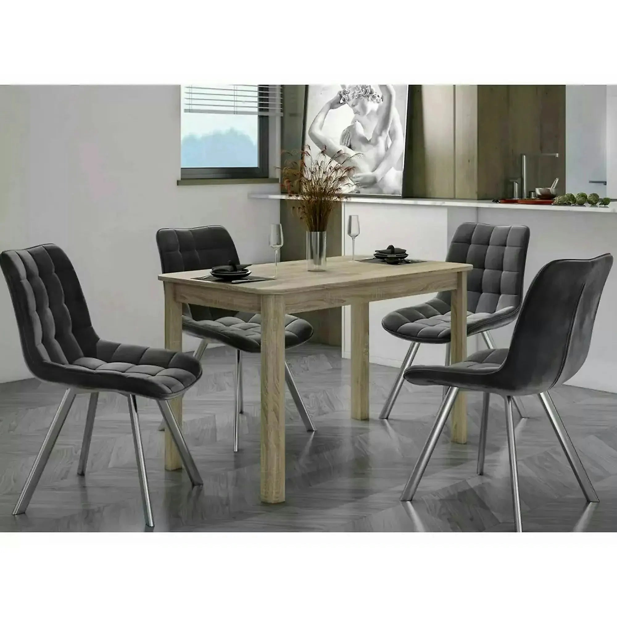 Masa extensibila DIEGO II, stejar sonoma, 105/140x65x75 cm