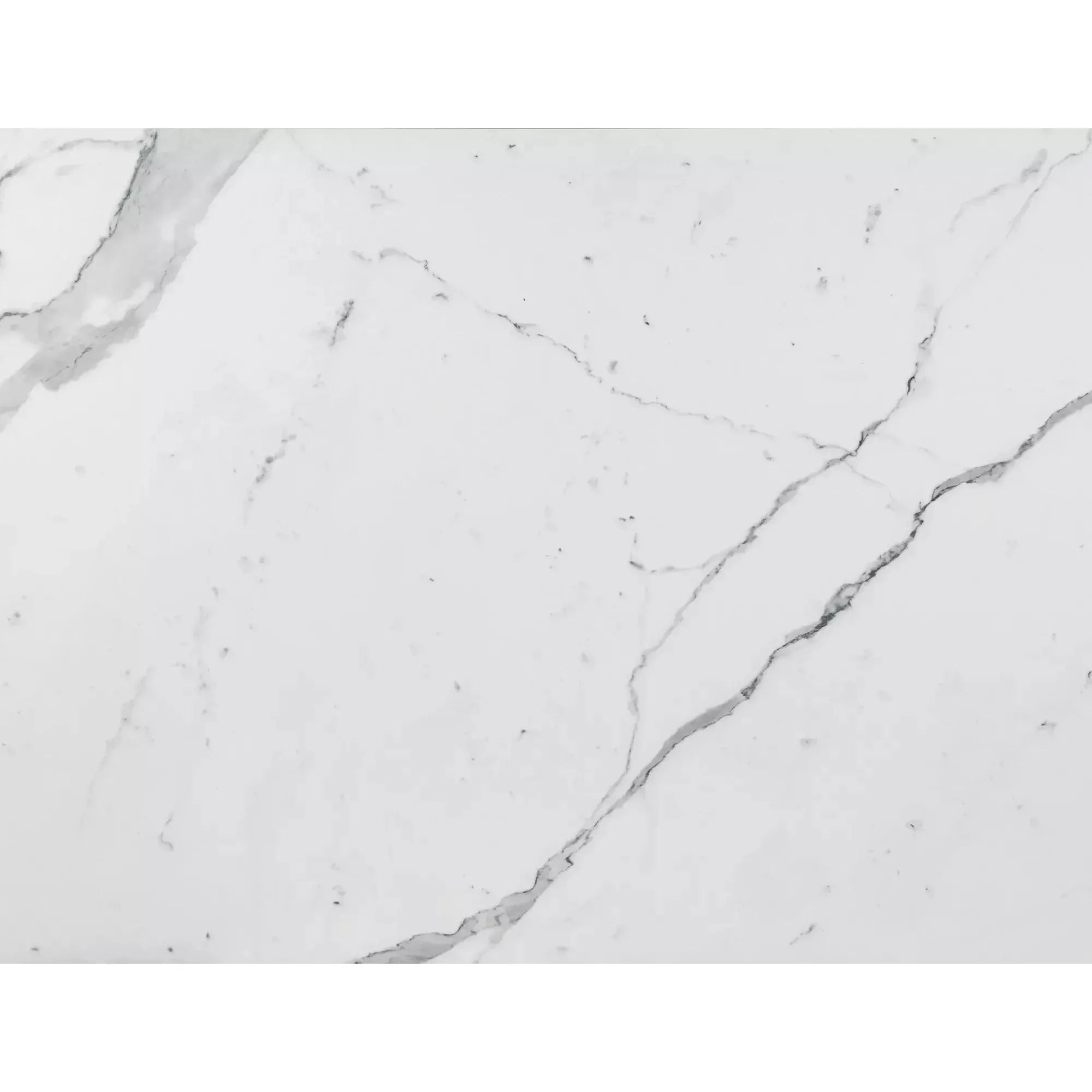 Masa extensibila DOLCE, alb cu efect de marmura/stejar, 180/240x95x76 cm