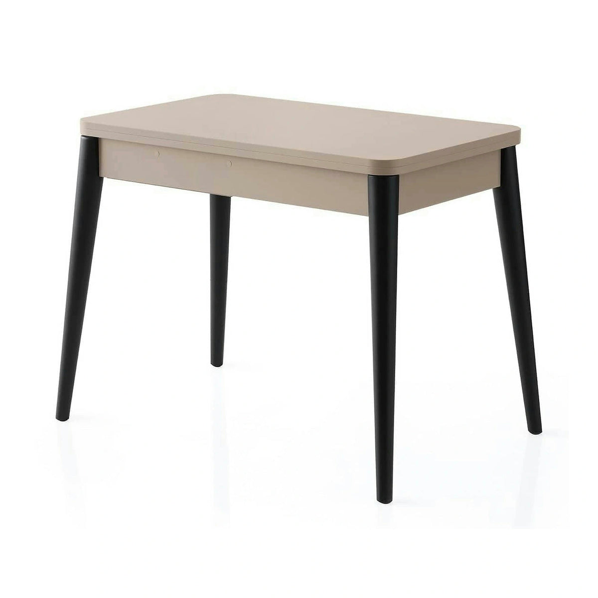 Masa extensibila DOLUNAY 1285, bej, PAL melaminat, 100/120x60/100x75 cm