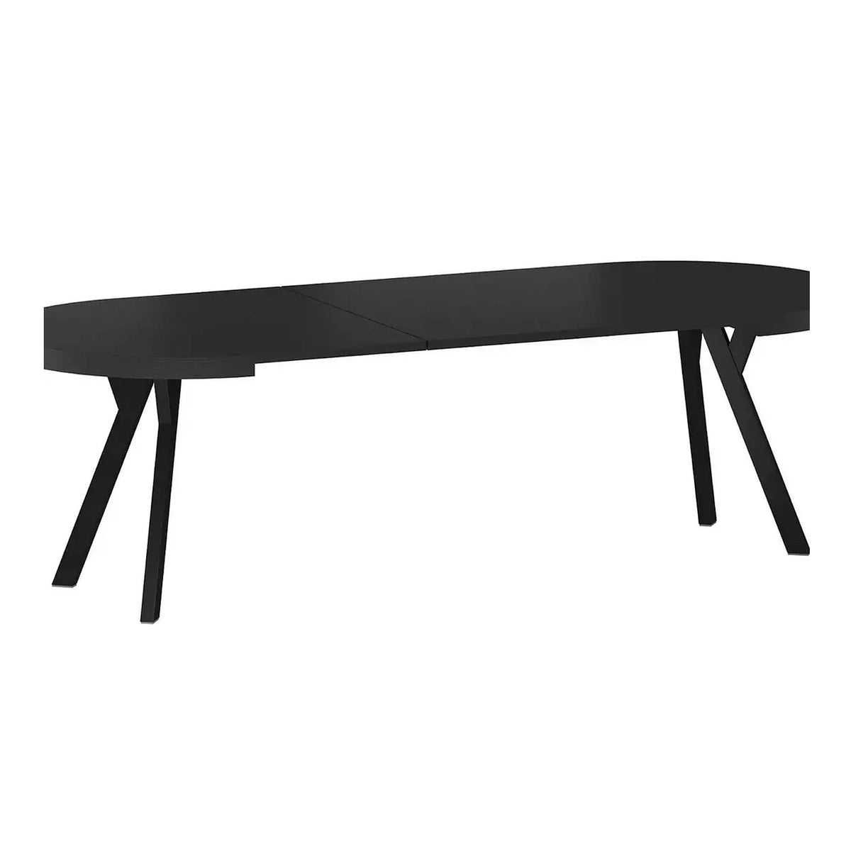 Masa extensibila DOMINGO, negru, 100/250x100x76 cm