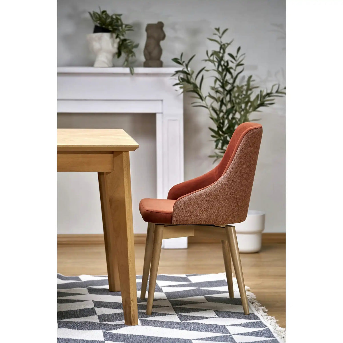 Masa extensibila EDMONDO, stejar, PAL laminat/furnir, 160/240x90x75 cm