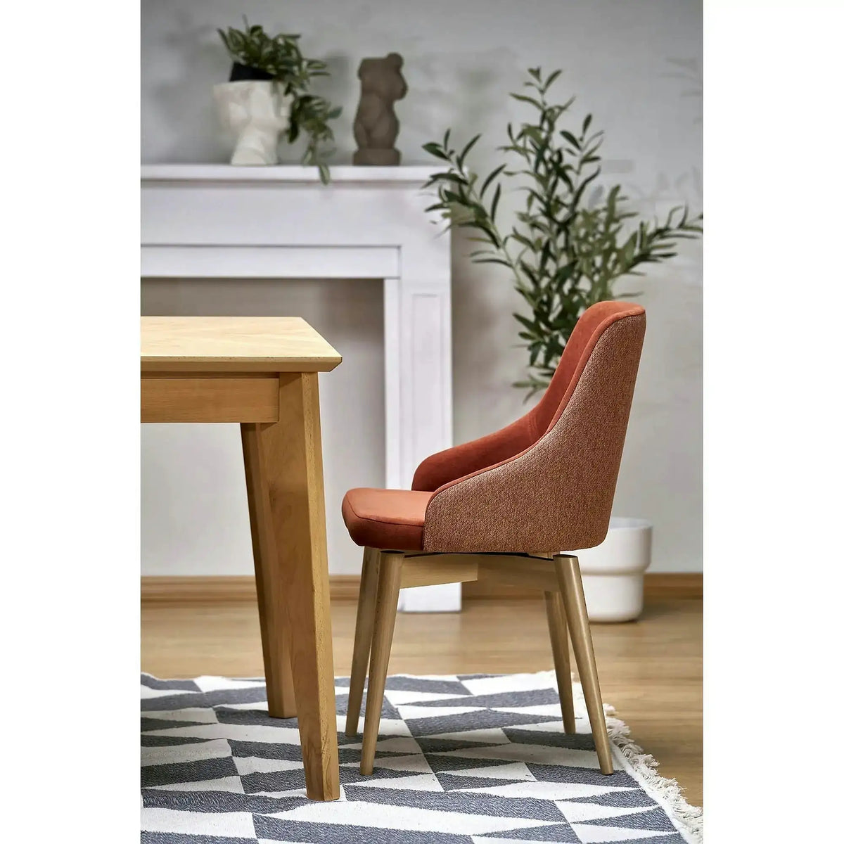 Masa extensibila EDMONDO, stejar, PAL laminat/furnir, 160/240x90x75 cm