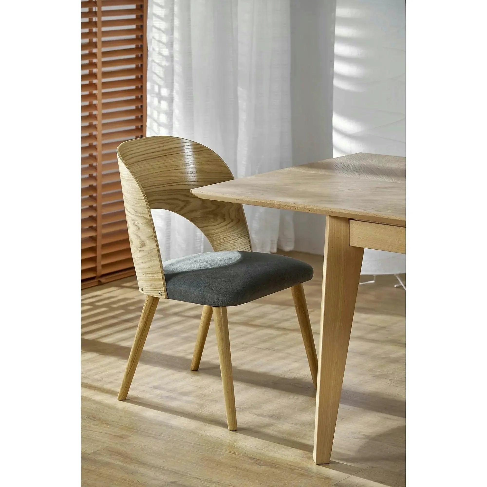 Masa extensibila EDMONDO, stejar, PAL laminat/furnir, 160/240x90x75 cm