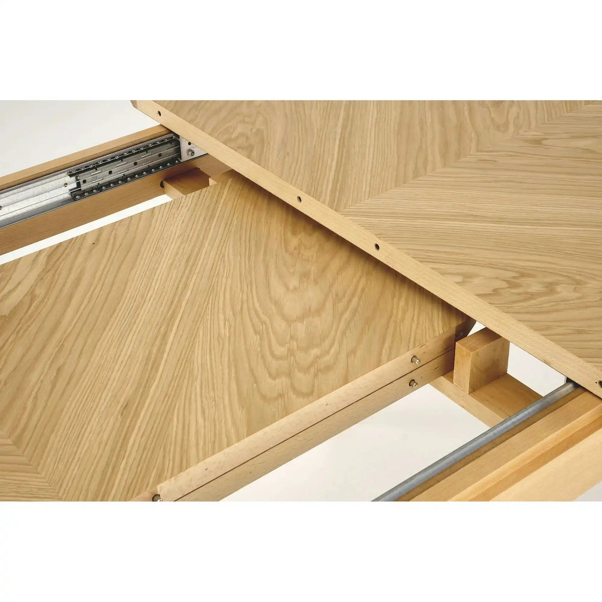 Masa extensibila EDMONDO, stejar, PAL laminat/furnir, 160/240x90x75 cm