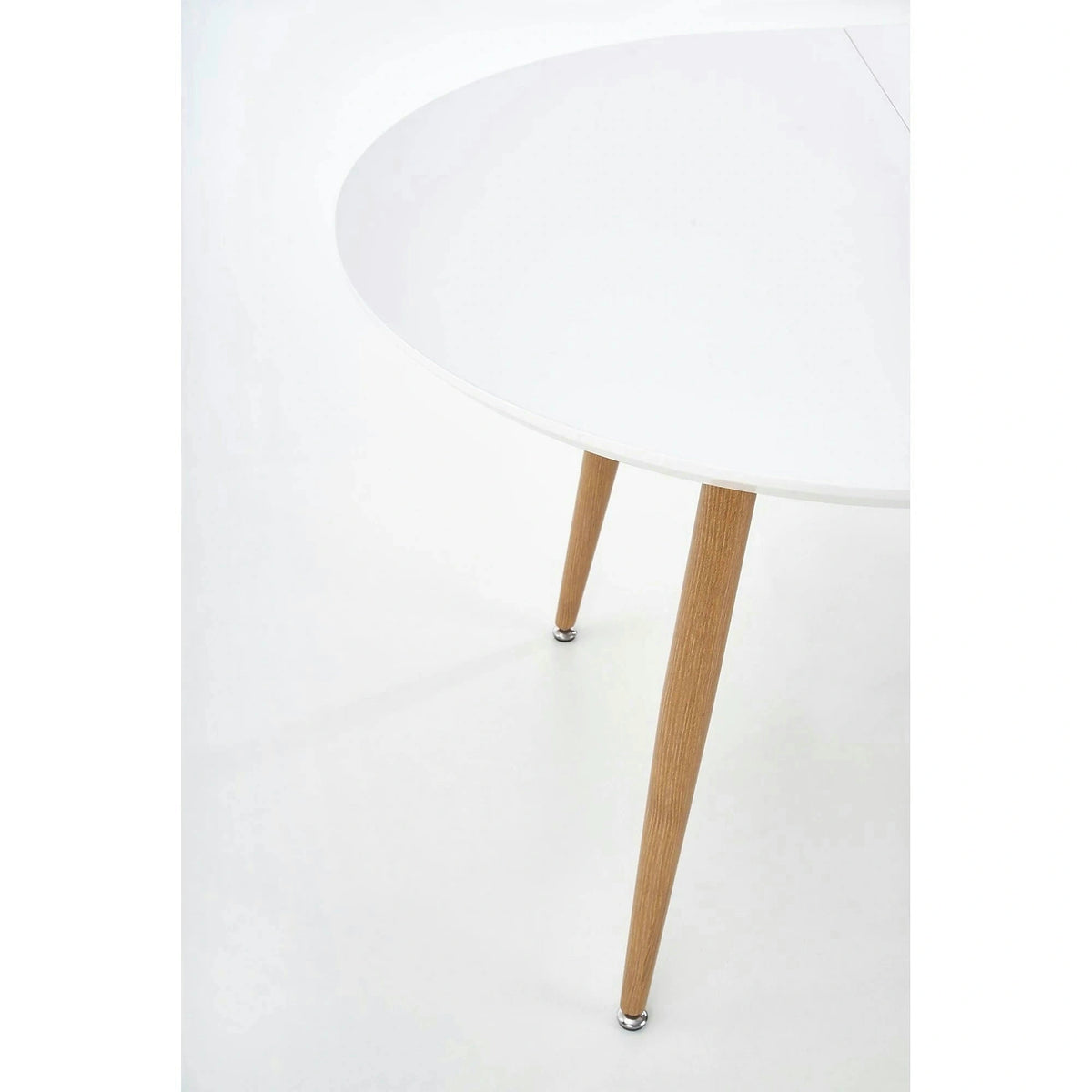 Masa extensibila EDWARD, alb/stejar miere, 120/200x100x75 cm