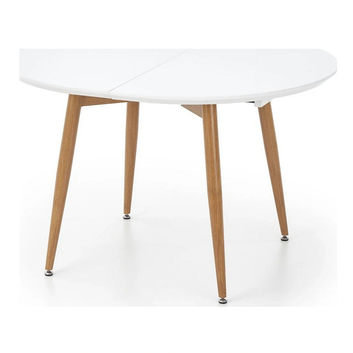 Masa extensibila EDWARD, alb/stejar miere, 120/200x100x75 cm