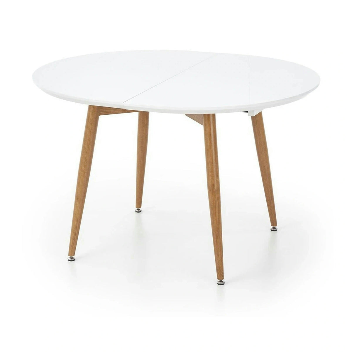 Masa extensibila EDWARD, alb/stejar miere, 120/200x100x75 cm