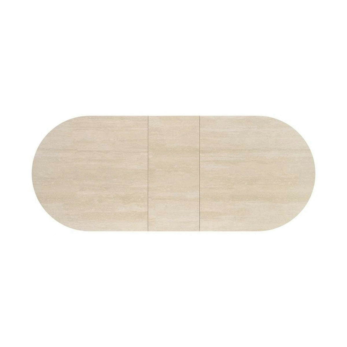 Masa extensibila FALONE, travertin/casmir, piatra sinterizata/metal, 180/220x90x76 cm