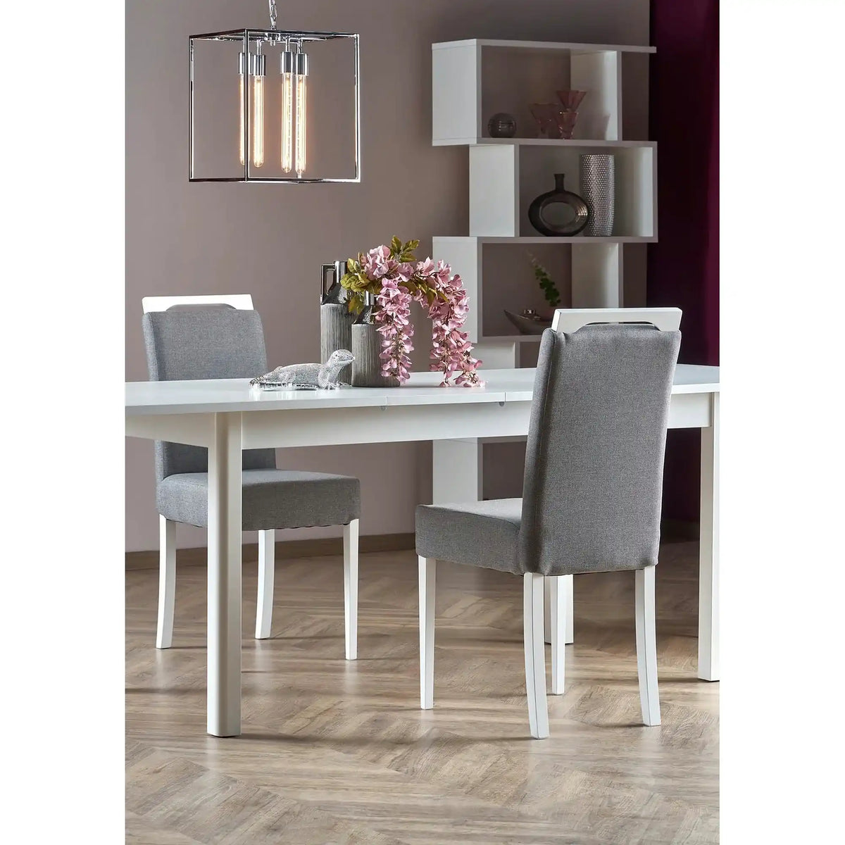 Masa extensibila FLORIAN, alb, 160/228x90x78 cm