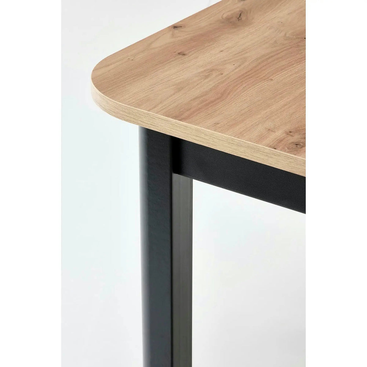 Masa extensibila FLORIAN, stejar artisan/negru, PAL furniruit, 160/228x90x78 cm
