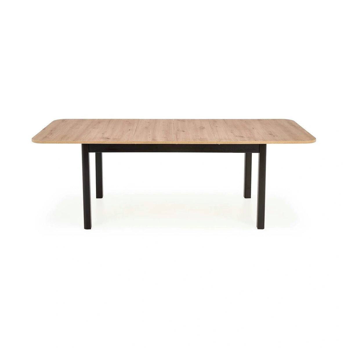 Masa extensibila FLORIAN, stejar artisan/negru, PAL furniruit, 160/228x90x78 cm