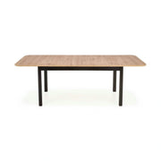Masa extensibila FLORIAN, stejar artisan/negru, PAL furniruit, 160/228x90x78 cm
