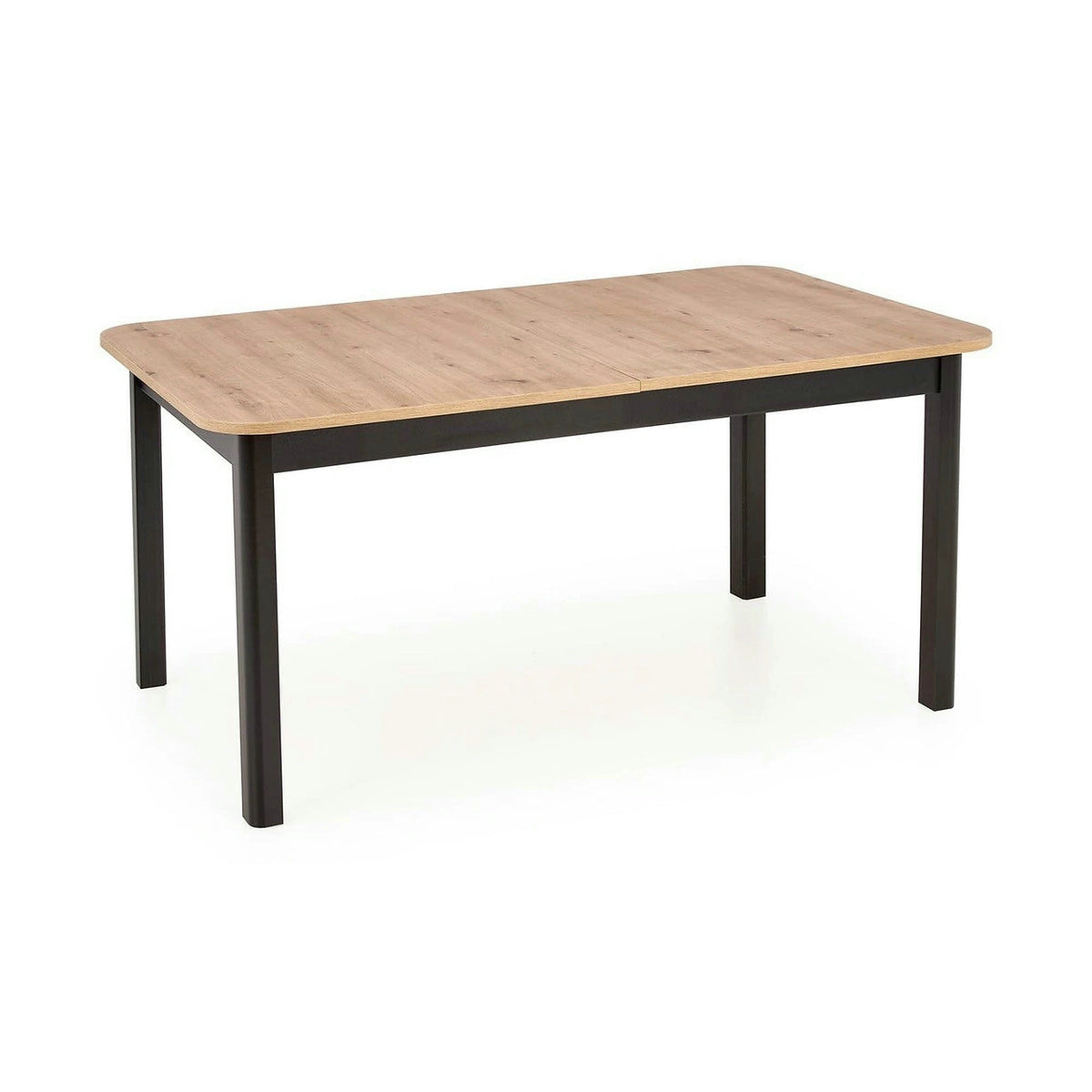 Masa extensibila FLORIAN, stejar artisan/negru, PAL furniruit, 160/228x90x78 cm