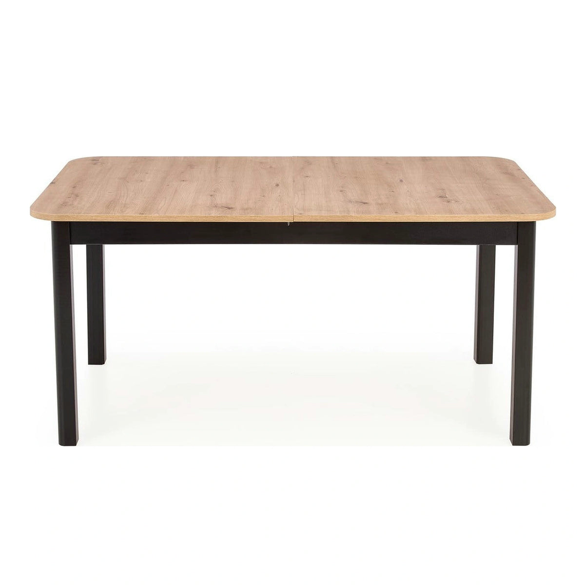 Masa extensibila FLORIAN, stejar artisan/negru, PAL furniruit, 160/228x90x78 cm