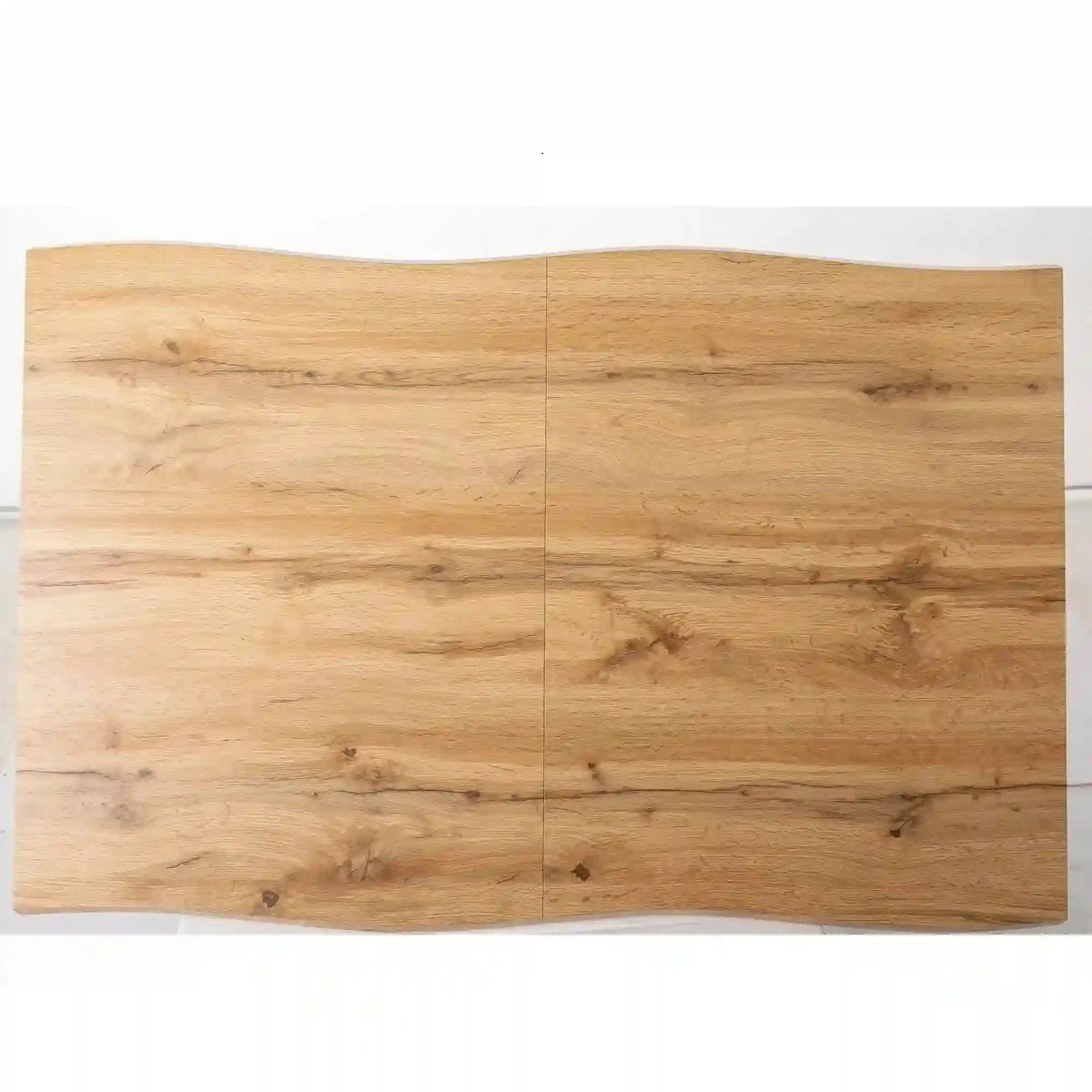 Masa extensibila FRESNO, stejar artisan/negru, 120/180x80x76 cm