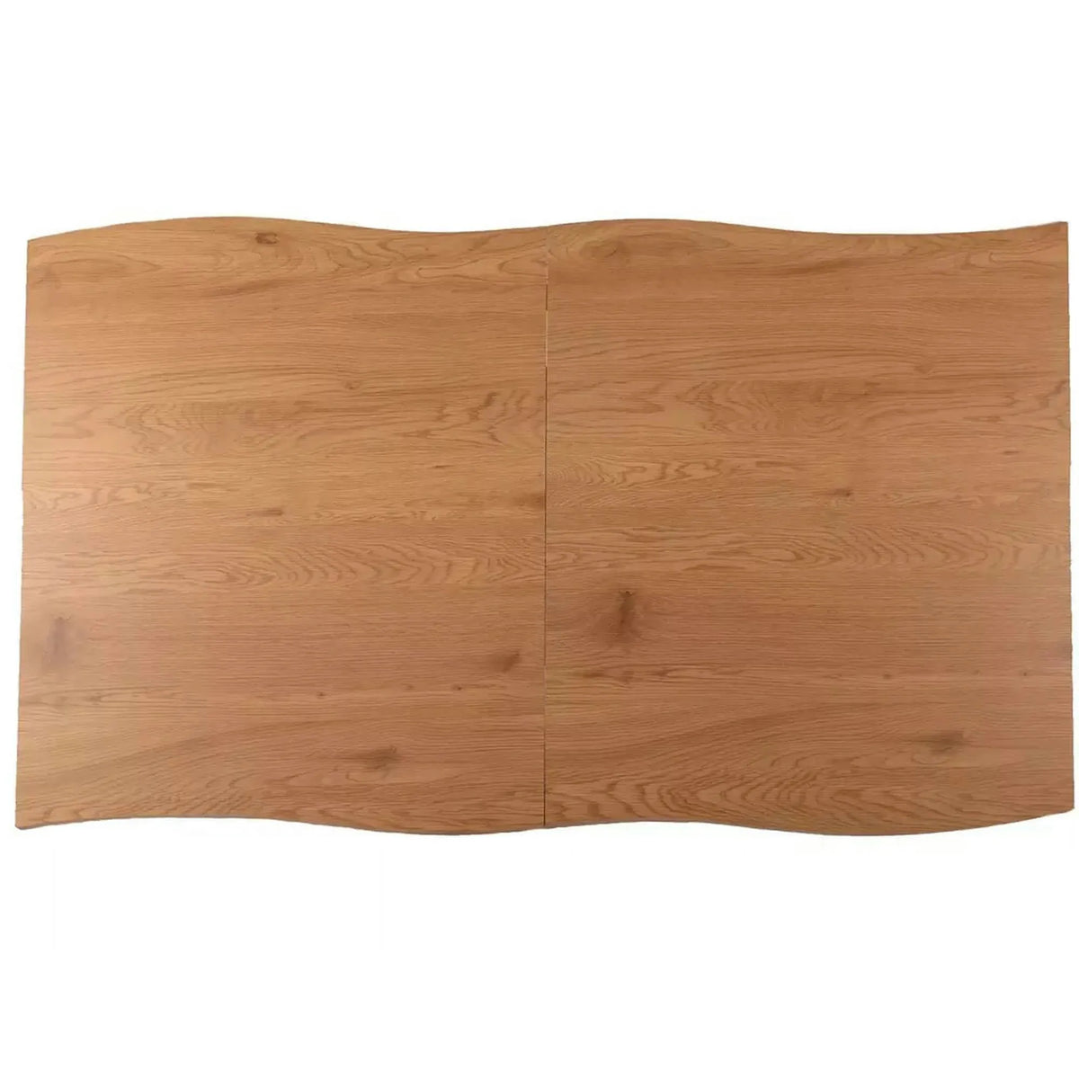 Masa extensibila FRESNO, stejar/negru, 120/180x80x76 cm