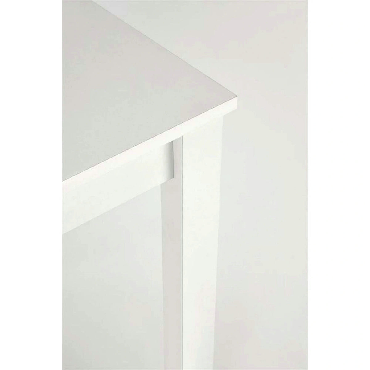Masa extensibila GINO, alb, PAL furniruit, 100/138x60x75 cm