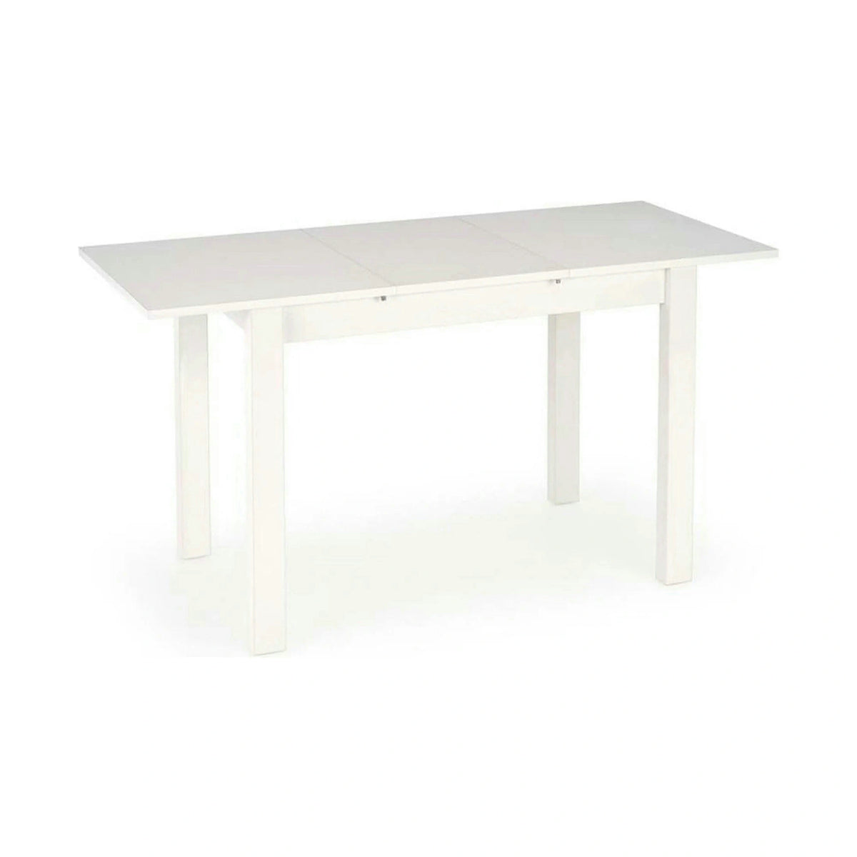 Masa extensibila GINO, alb, PAL furniruit, 100/138x60x75 cm