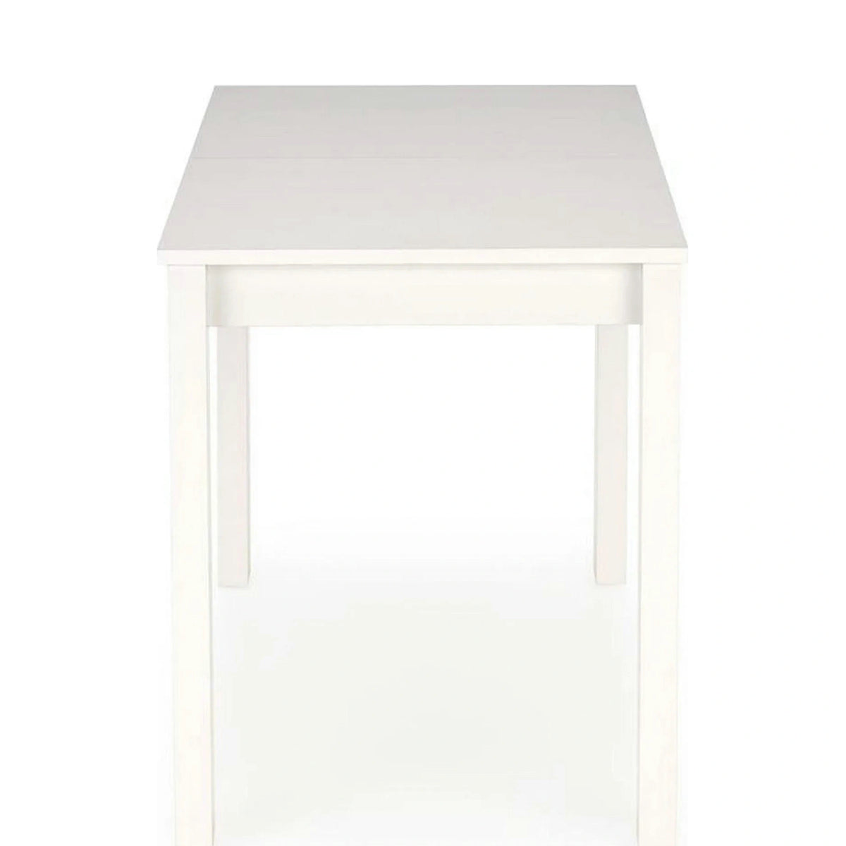 Masa extensibila GINO, alb, PAL furniruit, 100/138x60x75 cm