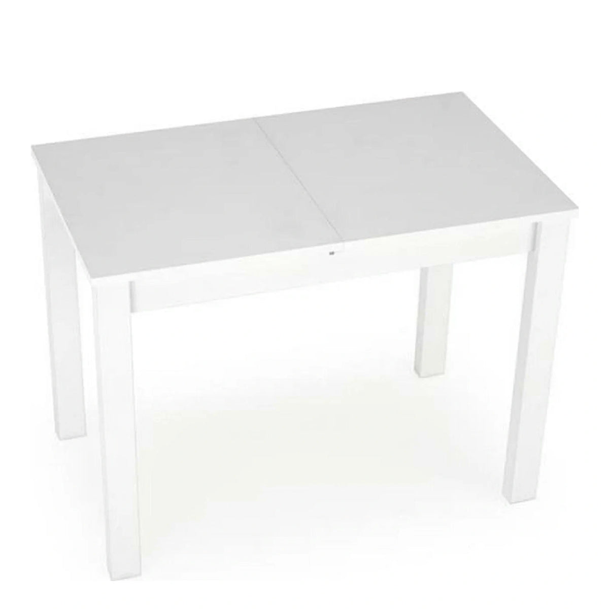 Masa extensibila GINO, alb, PAL furniruit, 100/138x60x75 cm