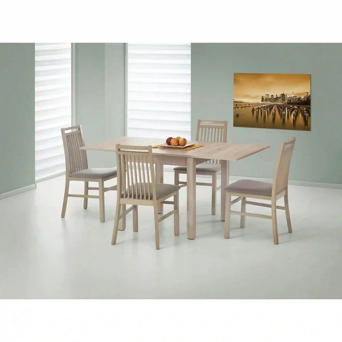 Masa extensibila GRACJAN, stejar sonoma, PAL laminat, 80/160x80x76 cm