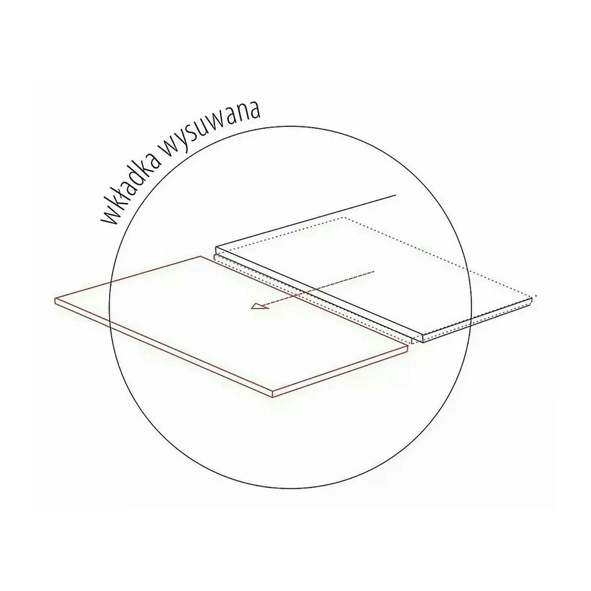 Masa extensibila INFINITY CERAMIC, negru, sticla securizata/ceramica, 160/240x95x76 cm