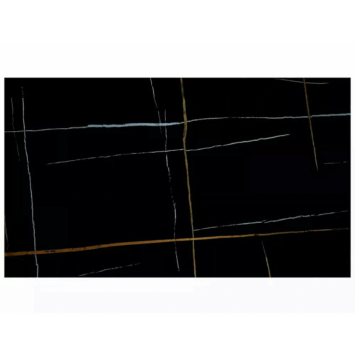 Masa extensibila INFINITY CERAMIC, negru, sticla securizata/ceramica, 160/240x95x76 cm