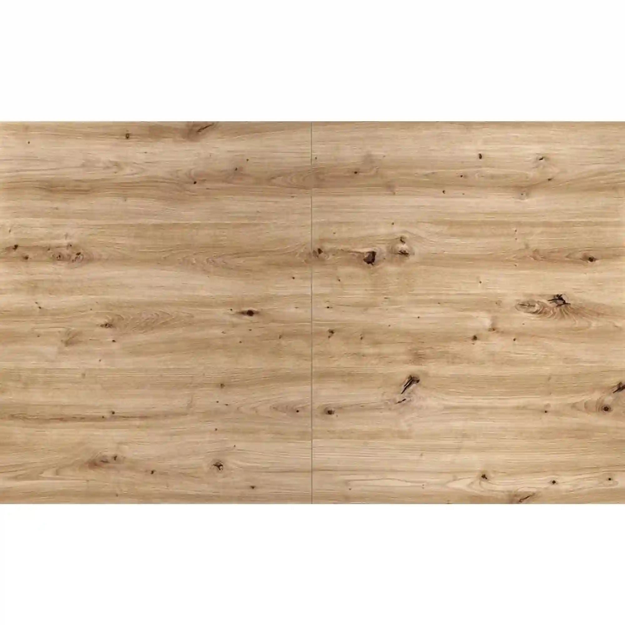 Masa extensibila LAMELLO, stejar/negru, PAL laminat, 130/180x80x76 cm