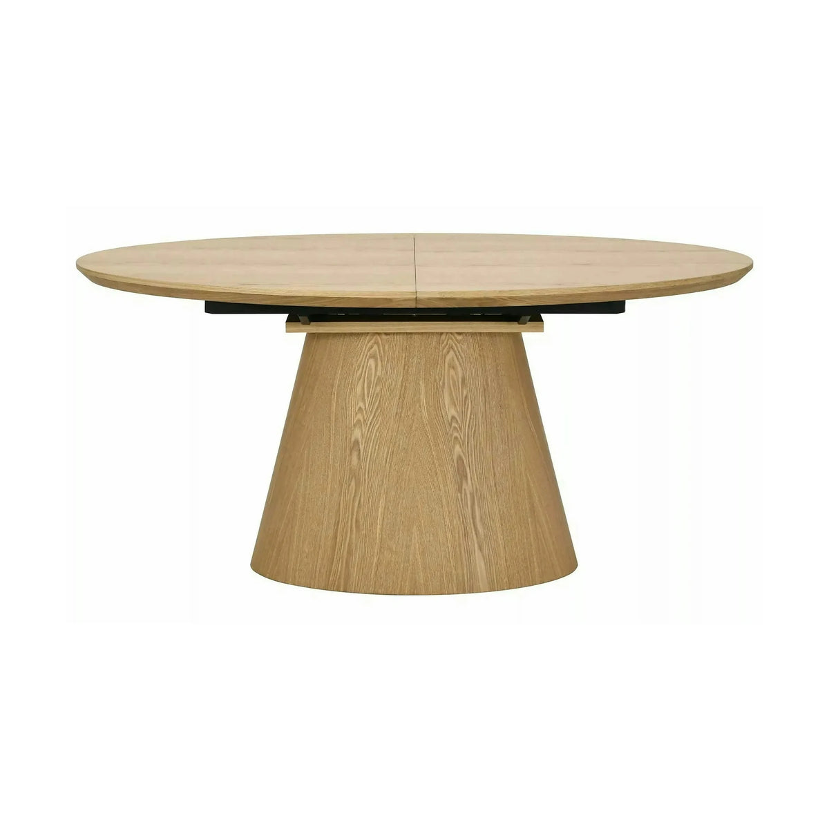 Masă extensibilă MAROCCO, stejar, furnir/MDF, 160–200x100x75 cm