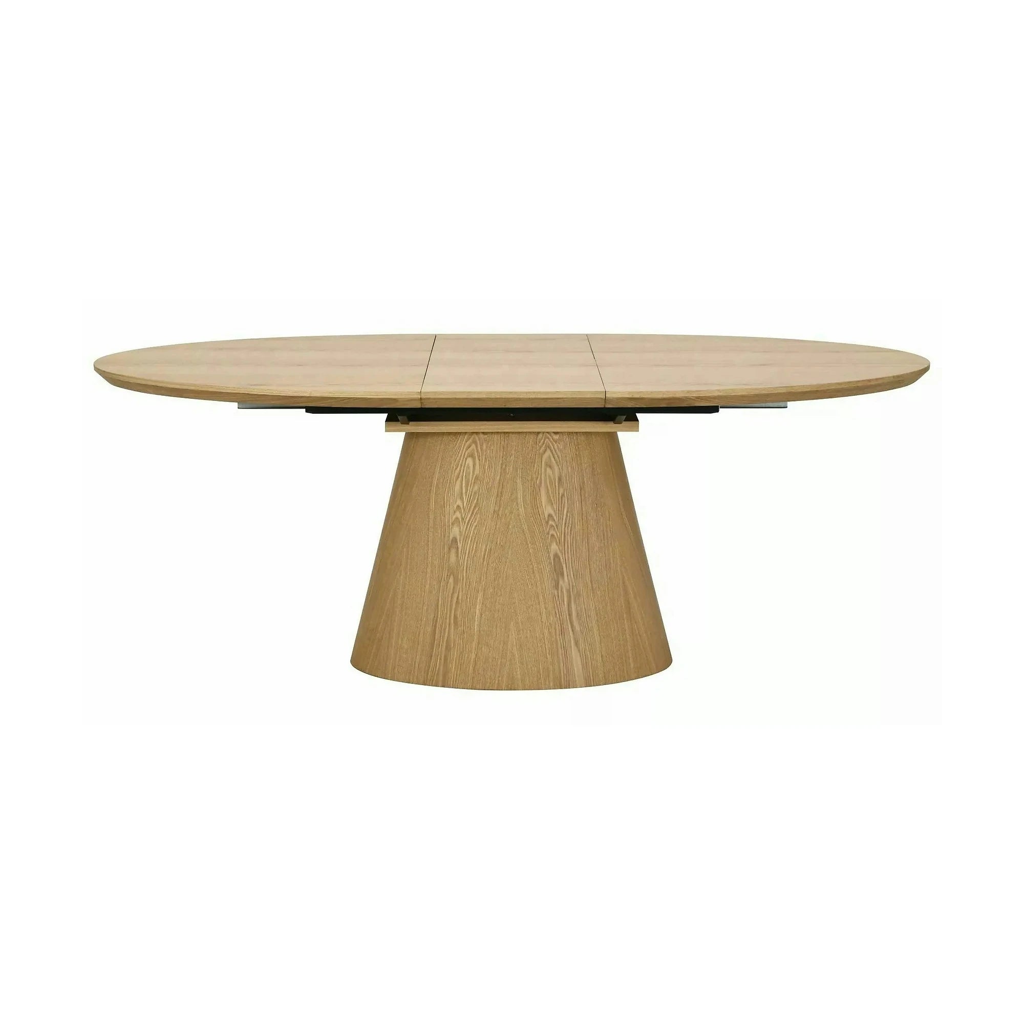Masă extensibilă MAROCCO, stejar, furnir/MDF, 160–200x100x75 cm