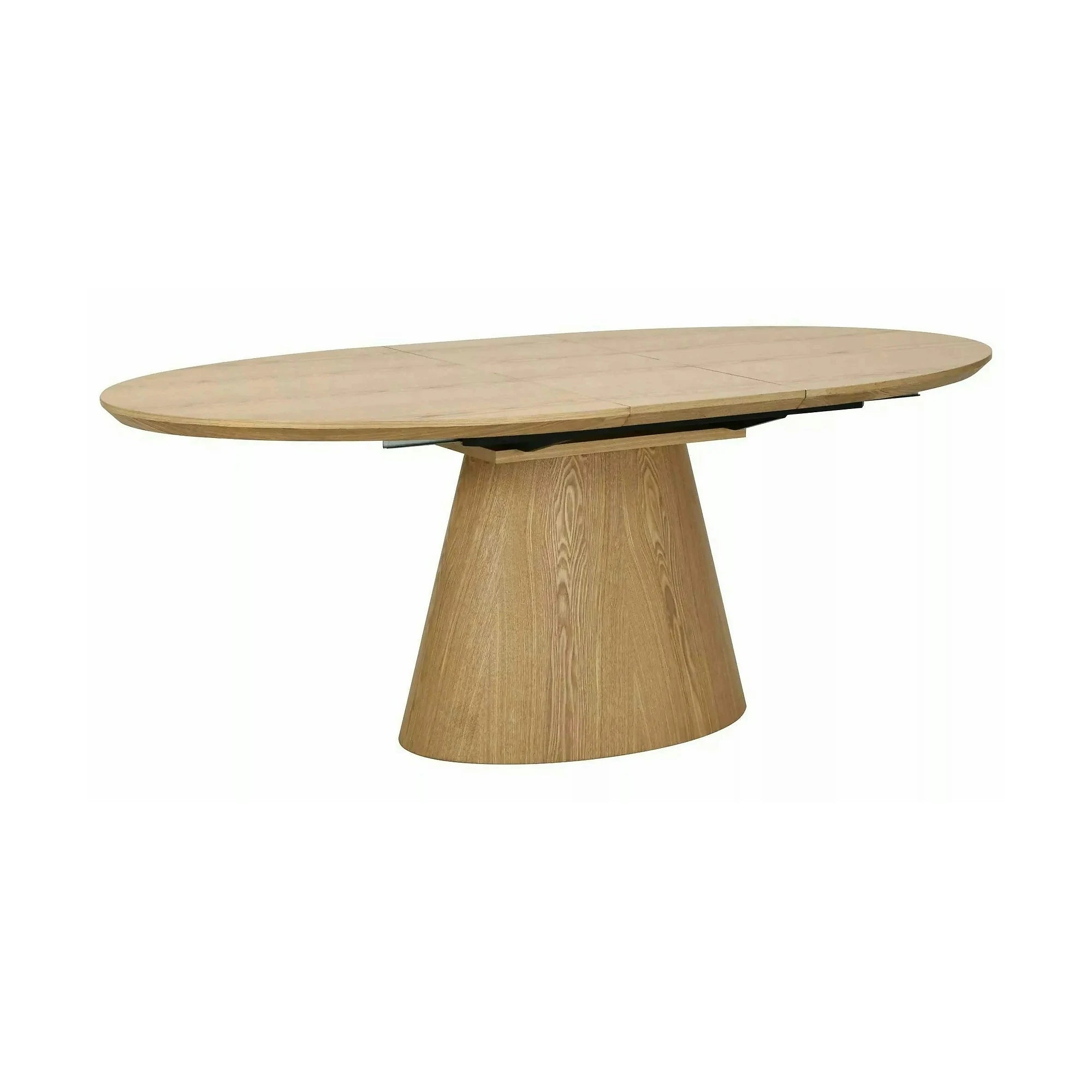 Masă extensibilă MAROCCO, stejar, furnir/MDF, 160–200x100x75 cm