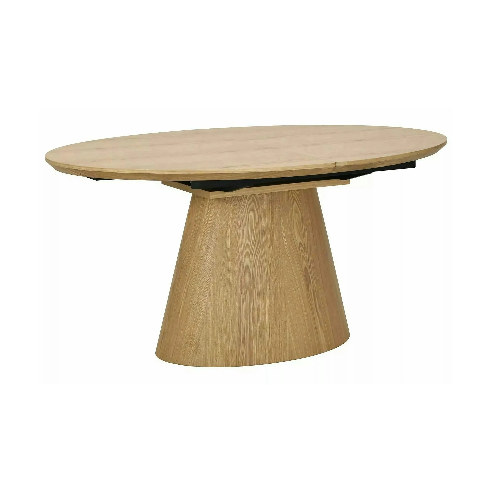 Masă extensibilă MAROCCO, stejar, furnir/MDF, 160–200x100x75 cm