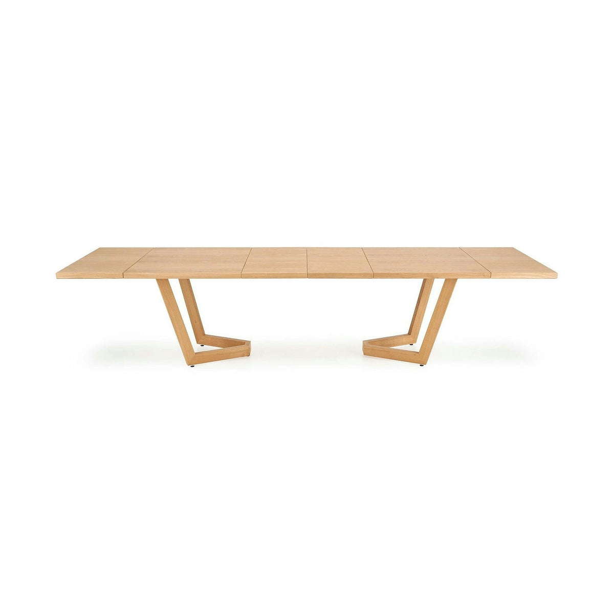 Masa extensibila MASSIVE 3, stejar natural, PAL furniruit/lemn, 160/250x90x77 cm