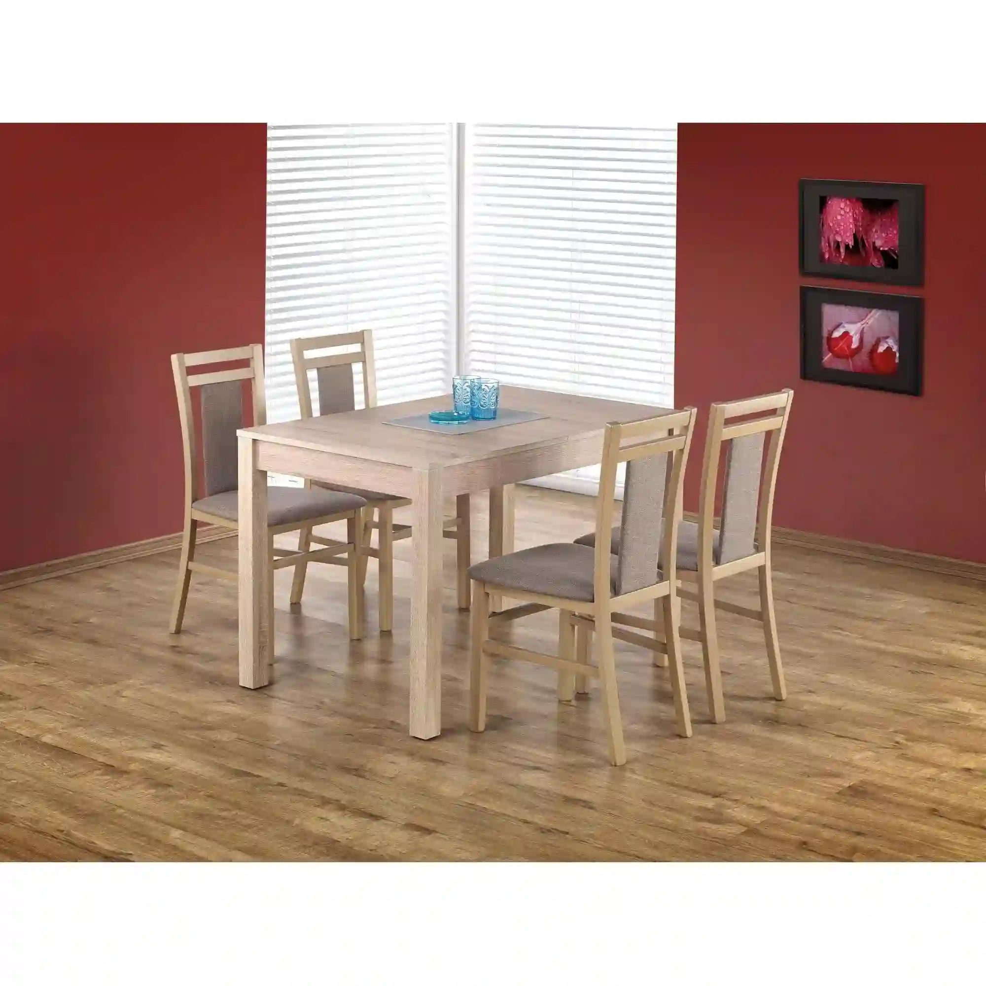 Masa extensibila MAURYCY, stejar, PAL, 118/158x75x76 cm