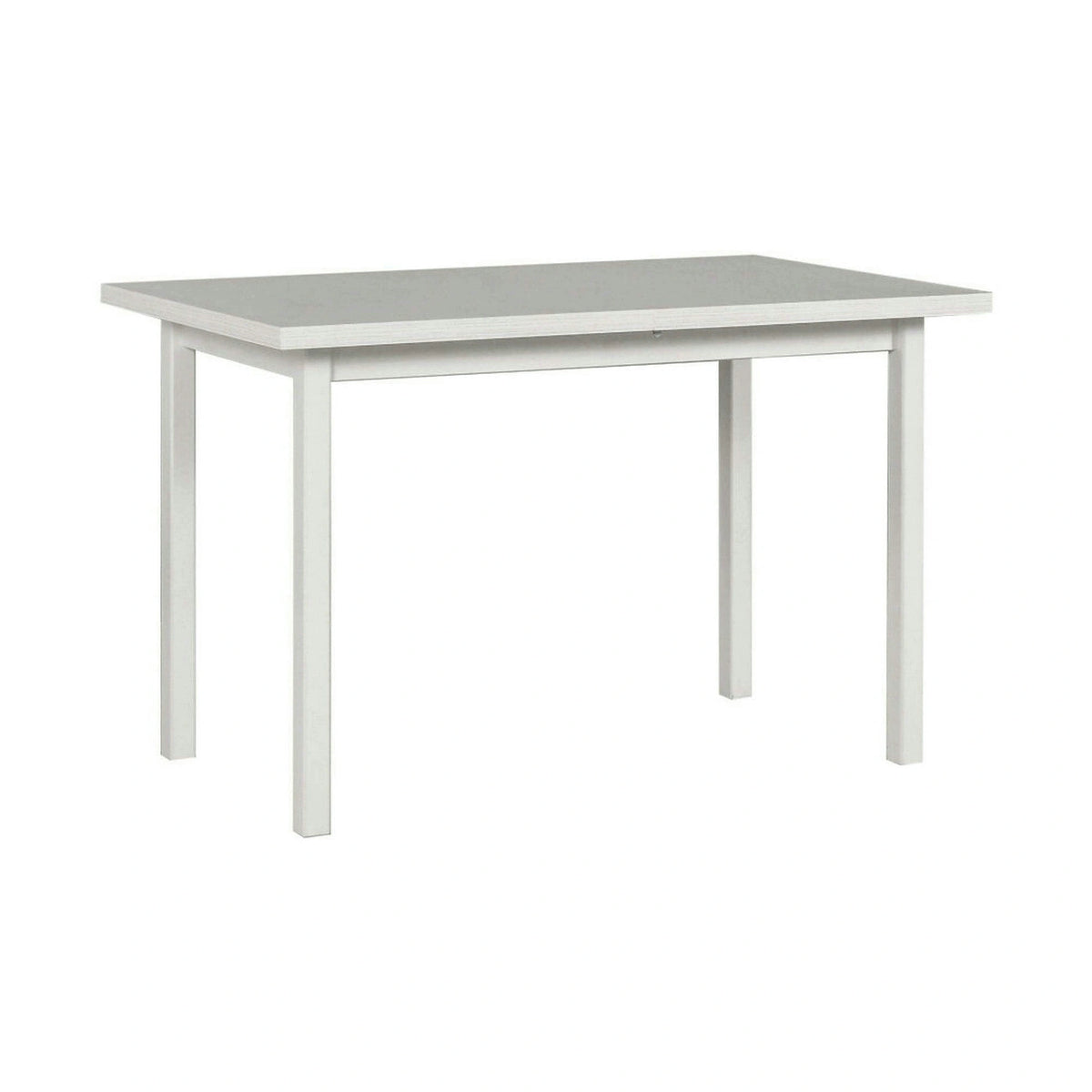Masa extensibila MAX 10, alb, lemn de fag/PAL, 120/160x70x75 cm