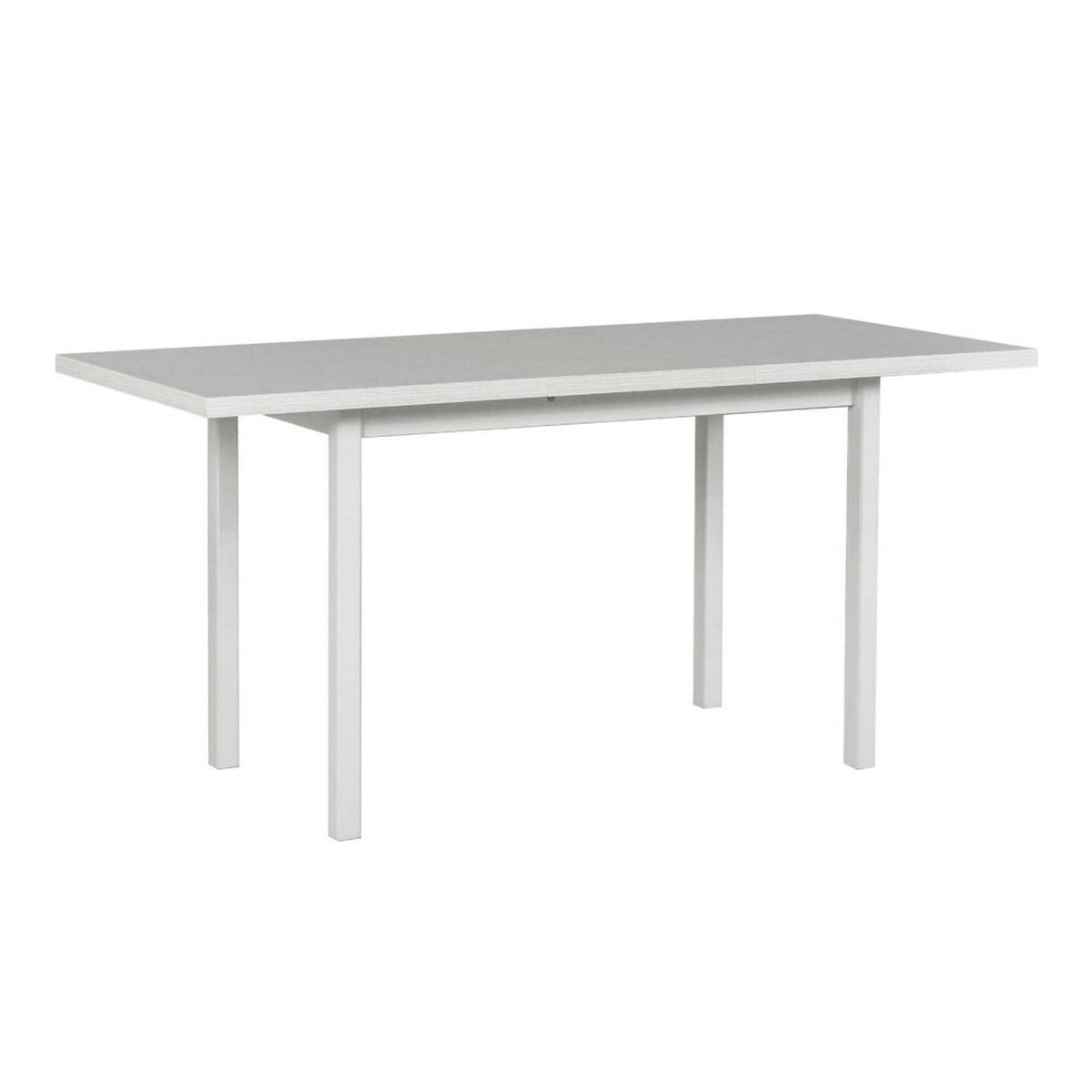 Masa extensibila MAX 10, alb, lemn de fag/PAL, 120/160x70x75 cm
