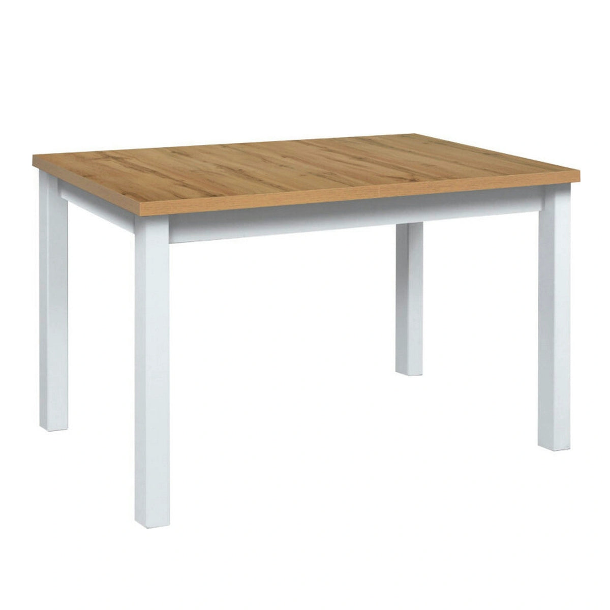 Masa extensibila MAX 5, stejar wotan/alb, PAL/lemn de fag, 120/150x80x78 cm
