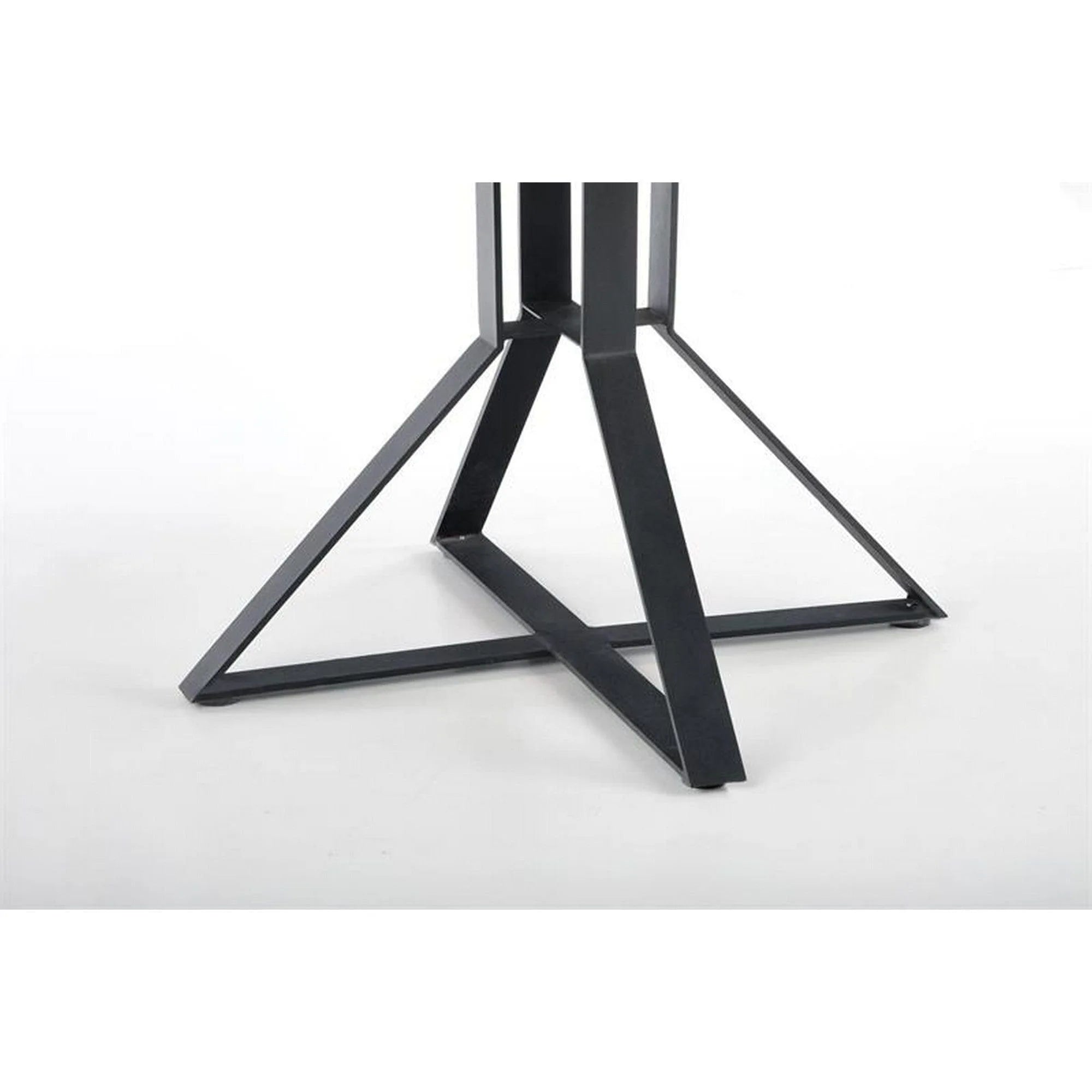 Masa extensibila MERCY, stejar/negru, 120/160x120x80 cm