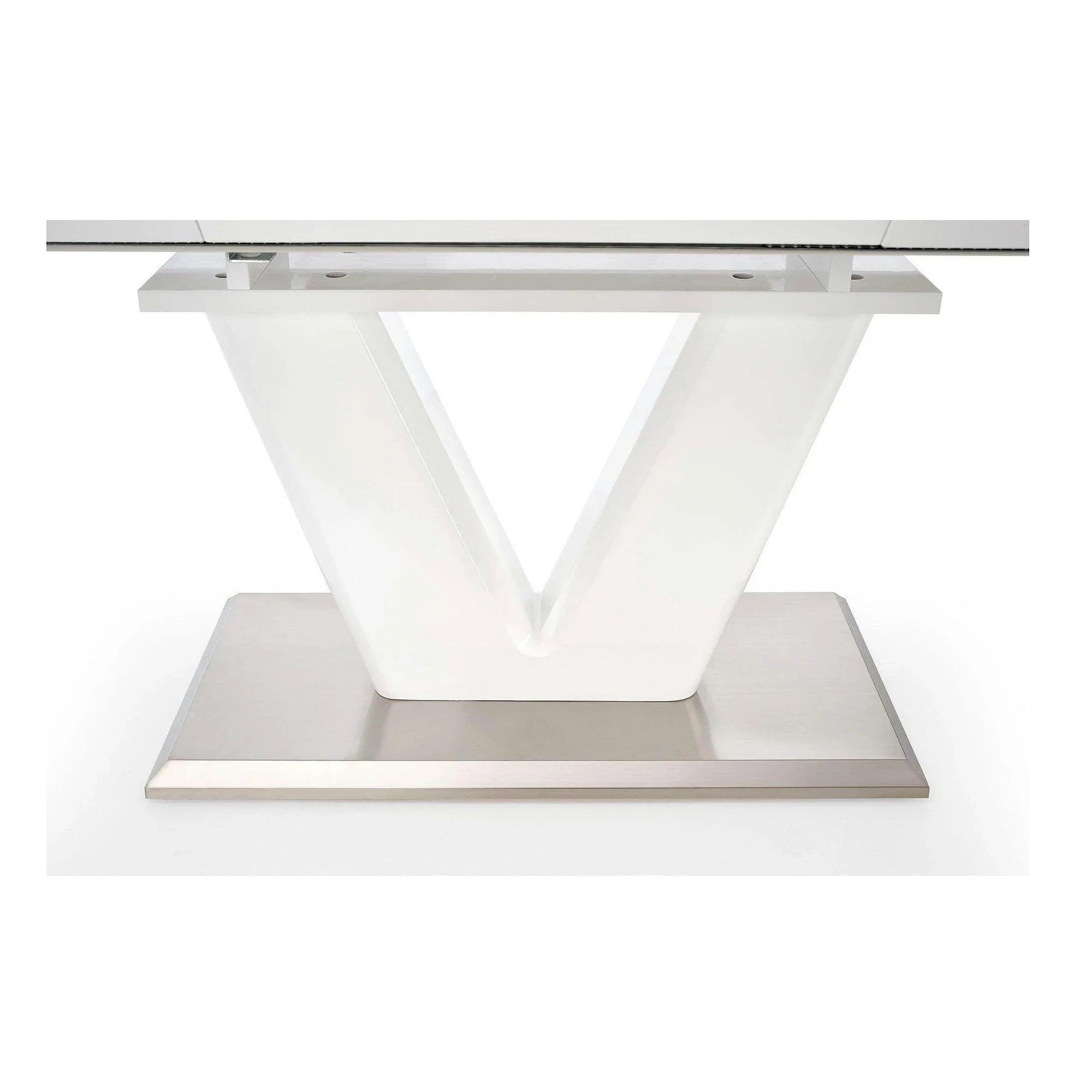 Masa extensibila MISTRAL, alb, 160/220x90x77 cm