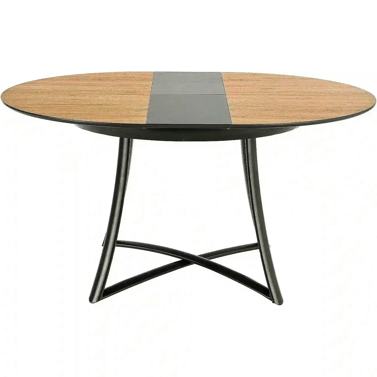 Masa extensibila MORETTI, stejar/negru, 118/148x118x76 cm