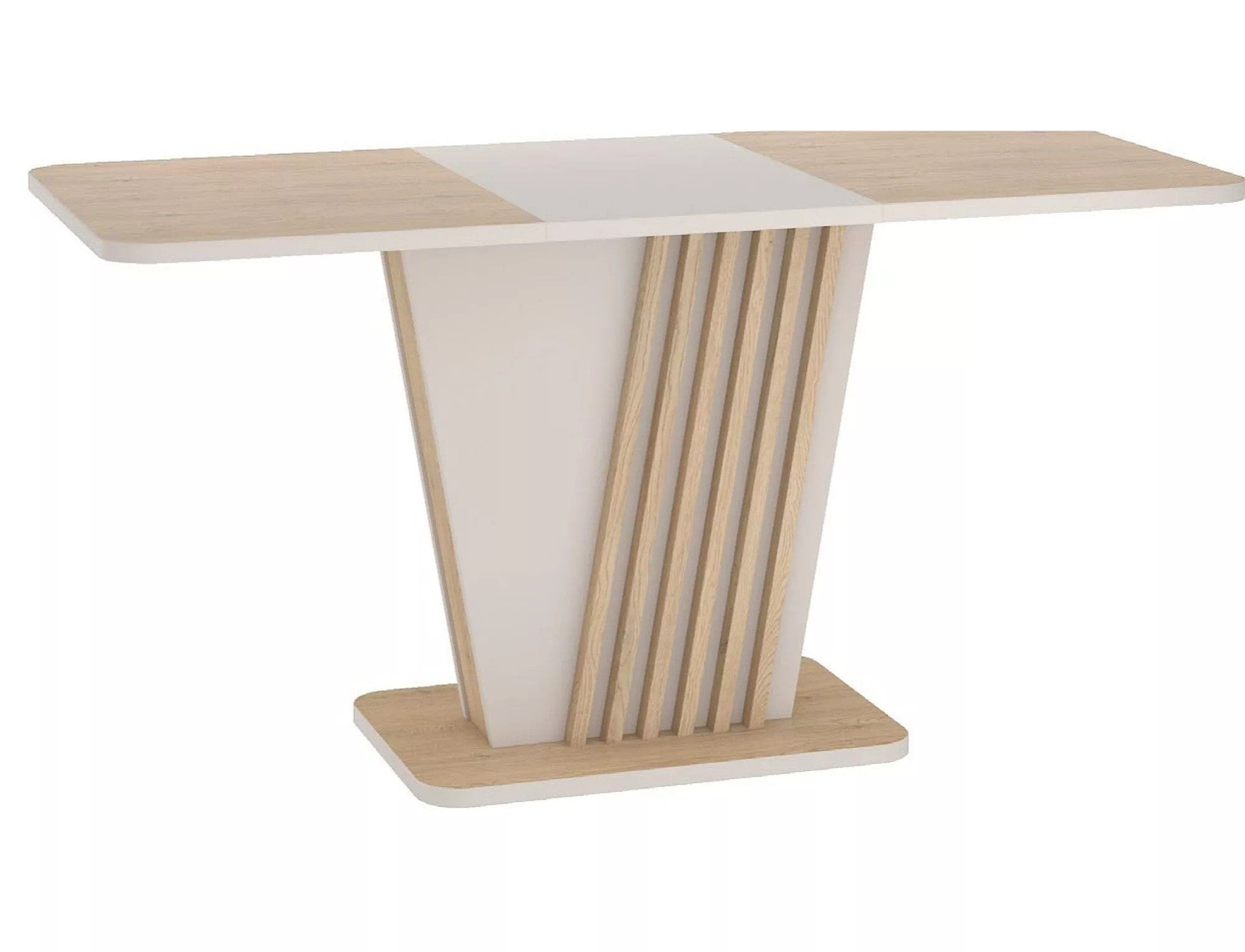 Masa extensibila NEVIO, stejar/casmir, PAL laminat, 125/170x75x76 cm